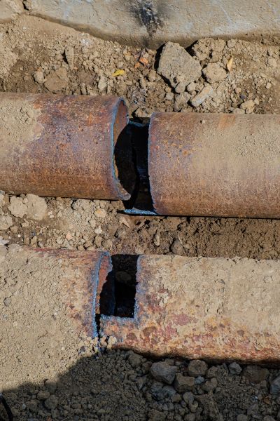 Corroded Pipe Repair in Canton