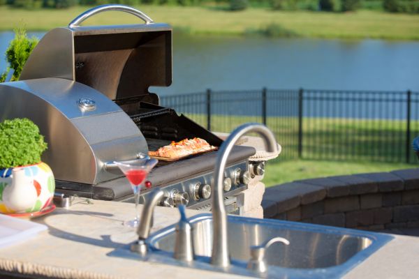 Outdoor Kitchen Plumbing in Canton