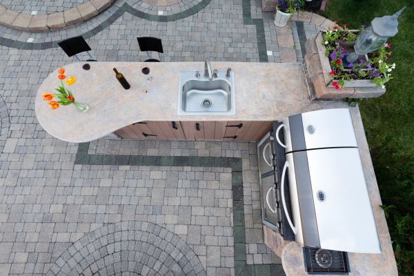 Outdoor Sink Installation in Canton