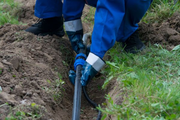 Water Line Installation in Canton